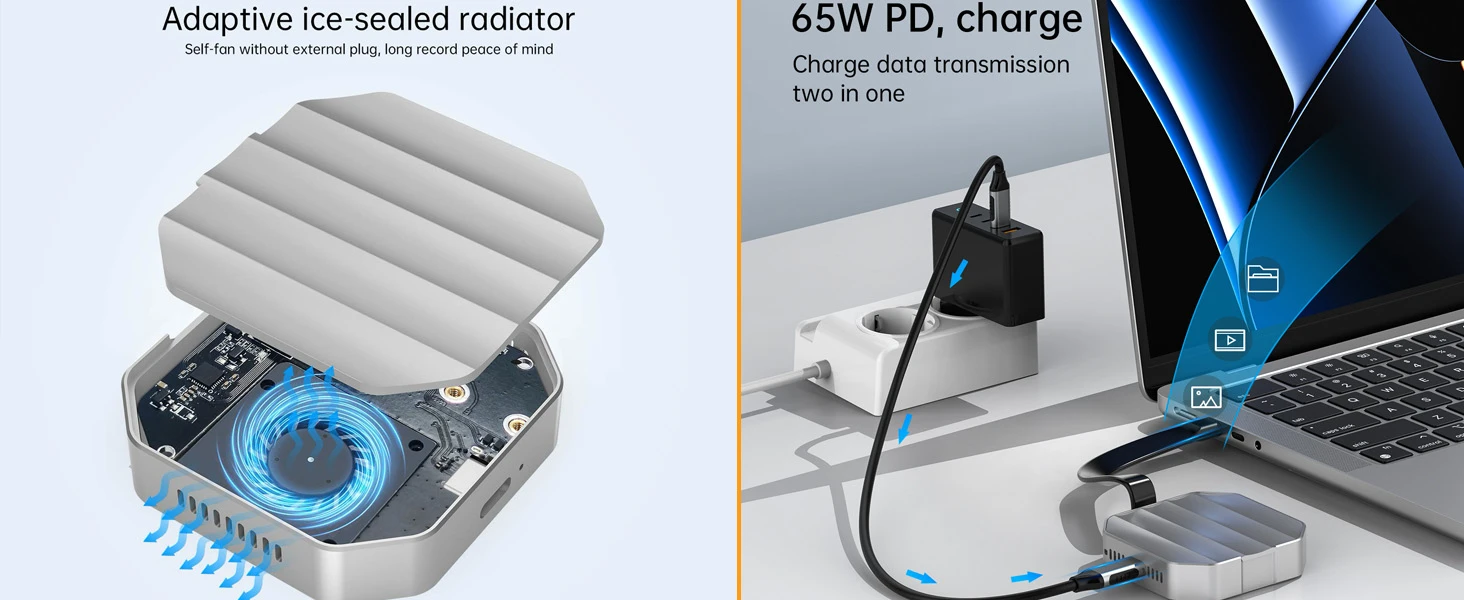 Magnetic SSD Enclosure for iphone